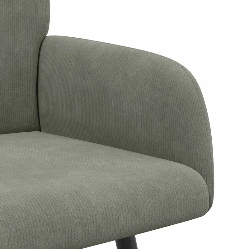 2 Seater Sofa with Metal Legs 2-Seater Light Grey