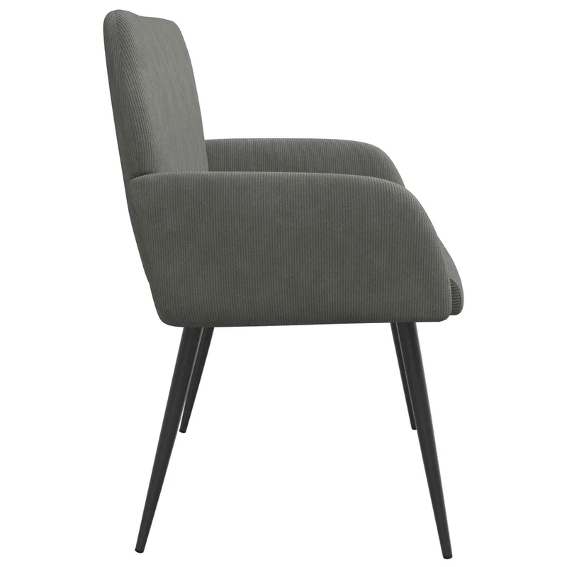 2 Seater Sofa with Metal Legs 2-Seater Dark Grey