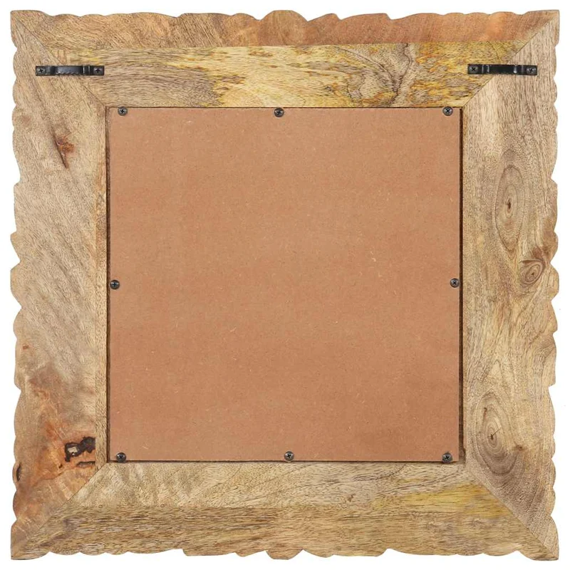 321635 vidaXL Mirror 50x50 cm Solid Mango Wood
