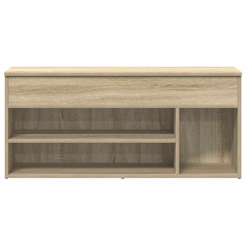 Shoe Bench Sonoma Oak 102x30,5x45 cm Engineered Wood