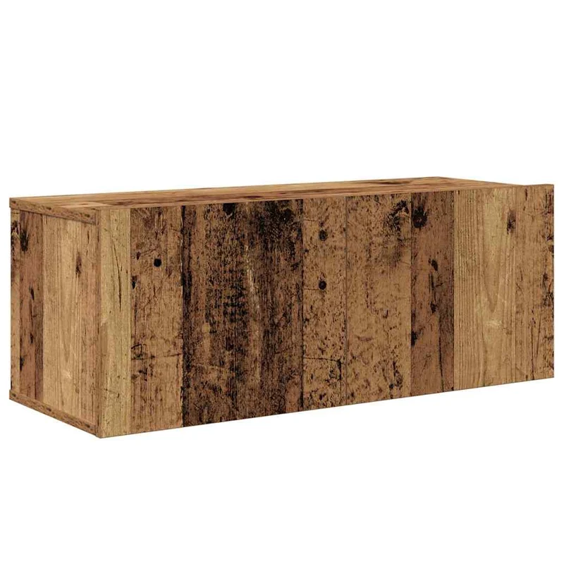 TV Units 4 pcs Old Wood Engineered wood