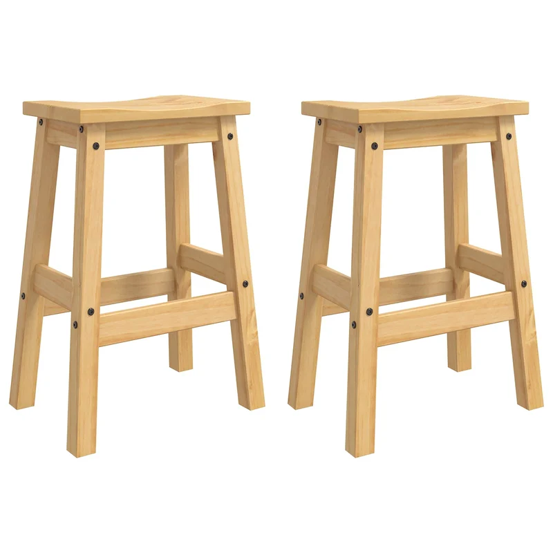 Kitchen Island Set 3 pcs Honey Wax 112 x 77 x 91.5 cm