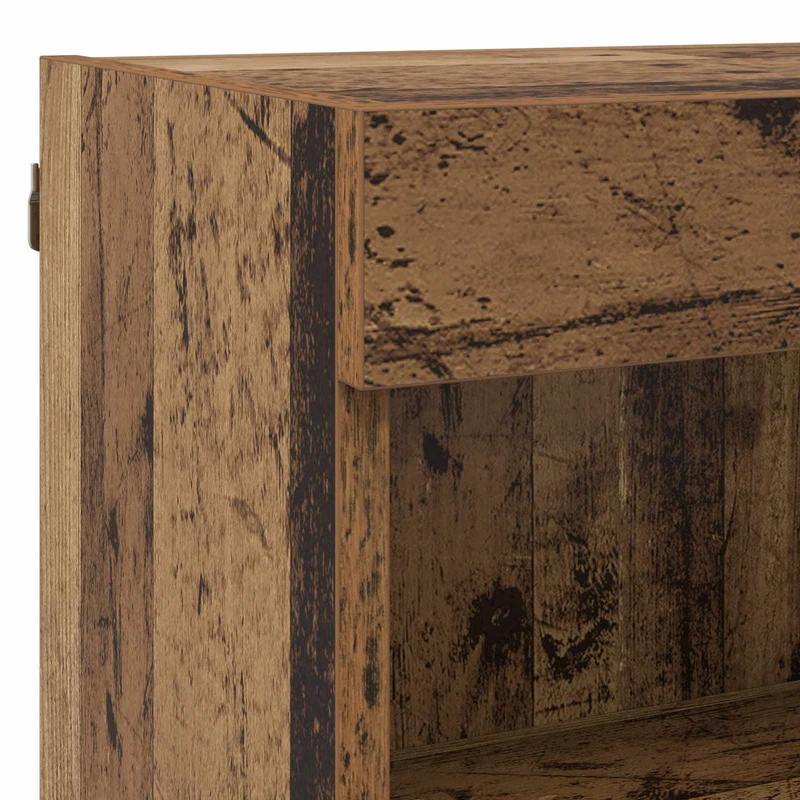 TV Wall Cabinet Set 6 pcs Old Wood Engineered Wood