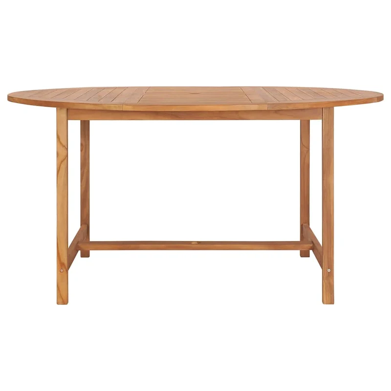 49007 vidaXL Garden Table 150x76 cm Solid Teak Wood