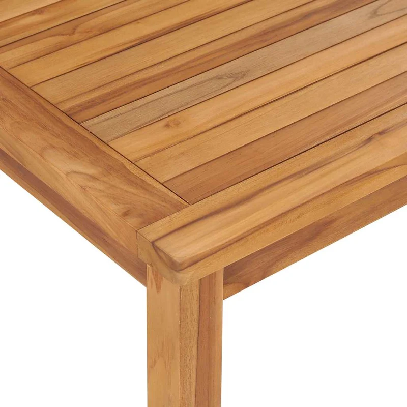 49360 vidaXL Garden Dining Table 120x70x77 cm Solid Teak Wood