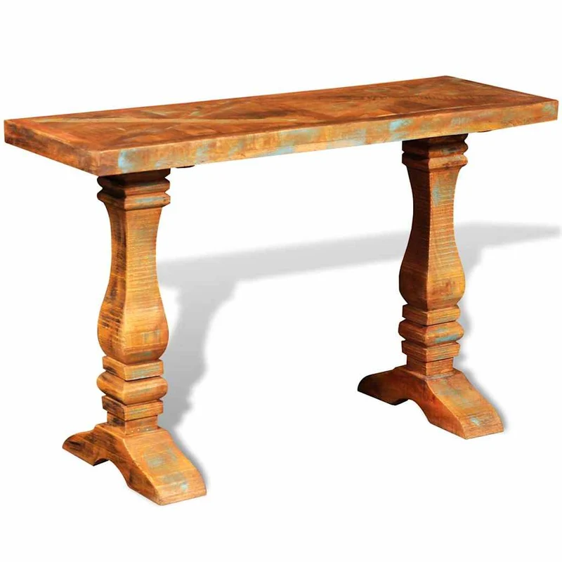 Console Table Solid Reclaimed Wood