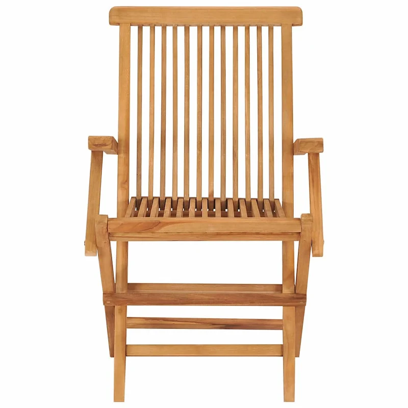 5 Piece Garden Dining Set Solid Teak Wood