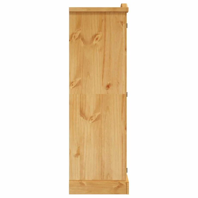 243732 vidaXL Wardrobe Mexican Pine Corona Range 2 Doors