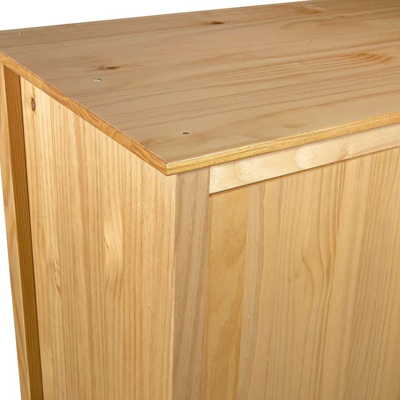 288947 vidaXL 2-Door Wardrobe "Hill" 89x50x170 cm Solid Pine Wood