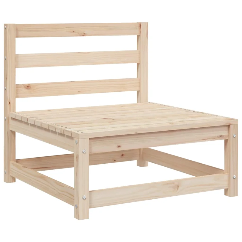 5 Piece Garden Sofa Set Solid Wood Pine
