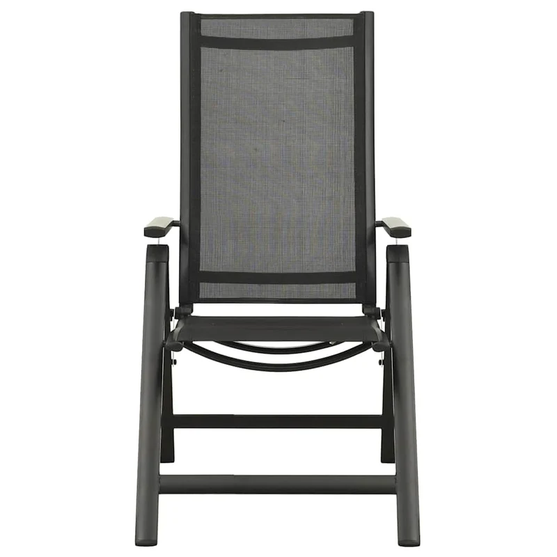 5 Piece Garden Dining Set Aluminium Anthracite