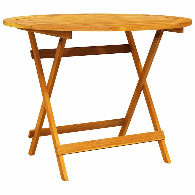 Garden Dining Set 5 pcs Brown Solid Acacia Wood