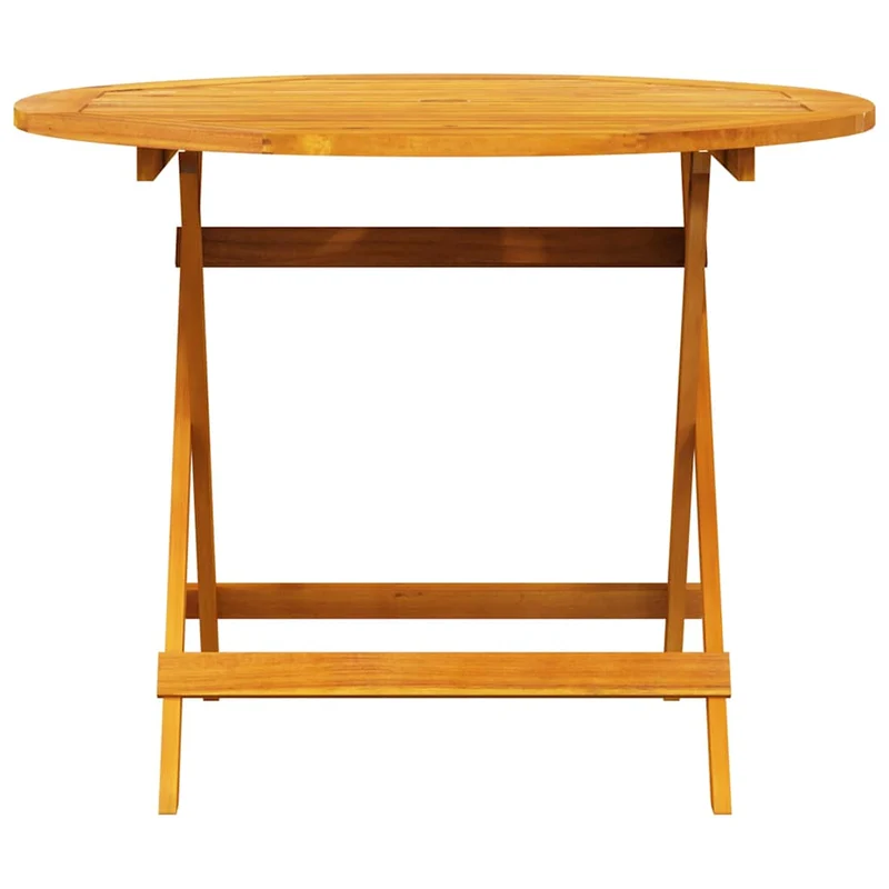 Garden Dining Set 5 pcs Brown Solid Acacia Wood