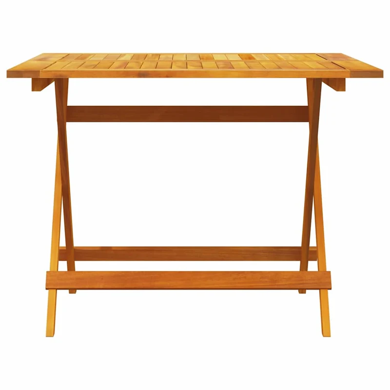 Garden Dining Set 5 pcs Brown Solid Acacia Wood