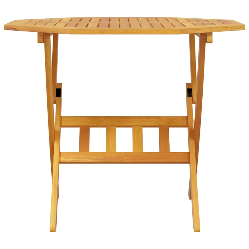 Garden Dining Set 5 pcs Brown Solid Acacia Wood