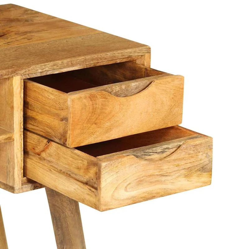 246791 vidaXL Writing Desk Solid Mango Wood 115x47x76 cm