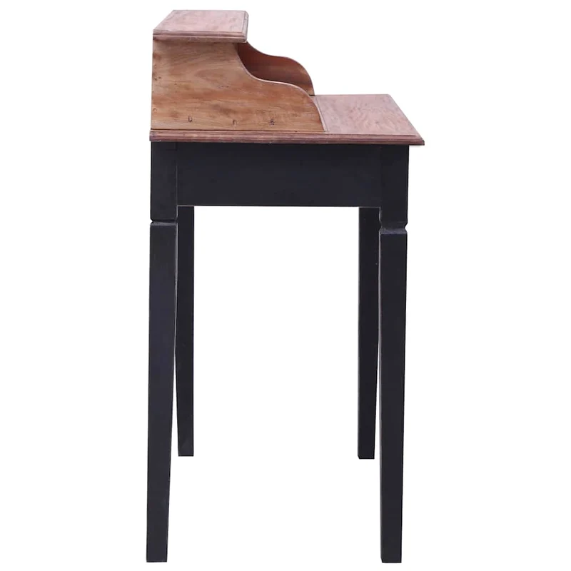 283910 vidaXL Writing Desk with Drawers 90x50x101 cm Solid Mahogany Wood