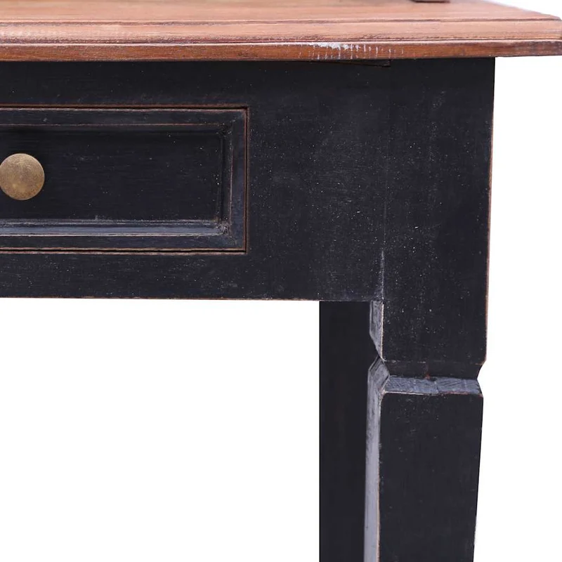 283910 vidaXL Writing Desk with Drawers 90x50x101 cm Solid Mahogany Wood