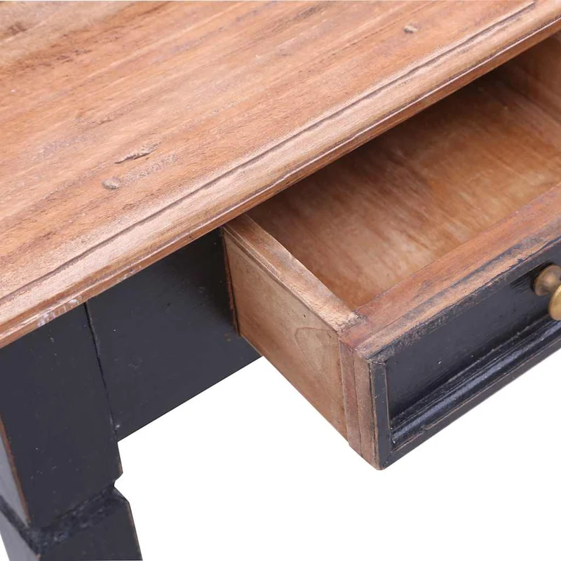 283910 vidaXL Writing Desk with Drawers 90x50x101 cm Solid Mahogany Wood