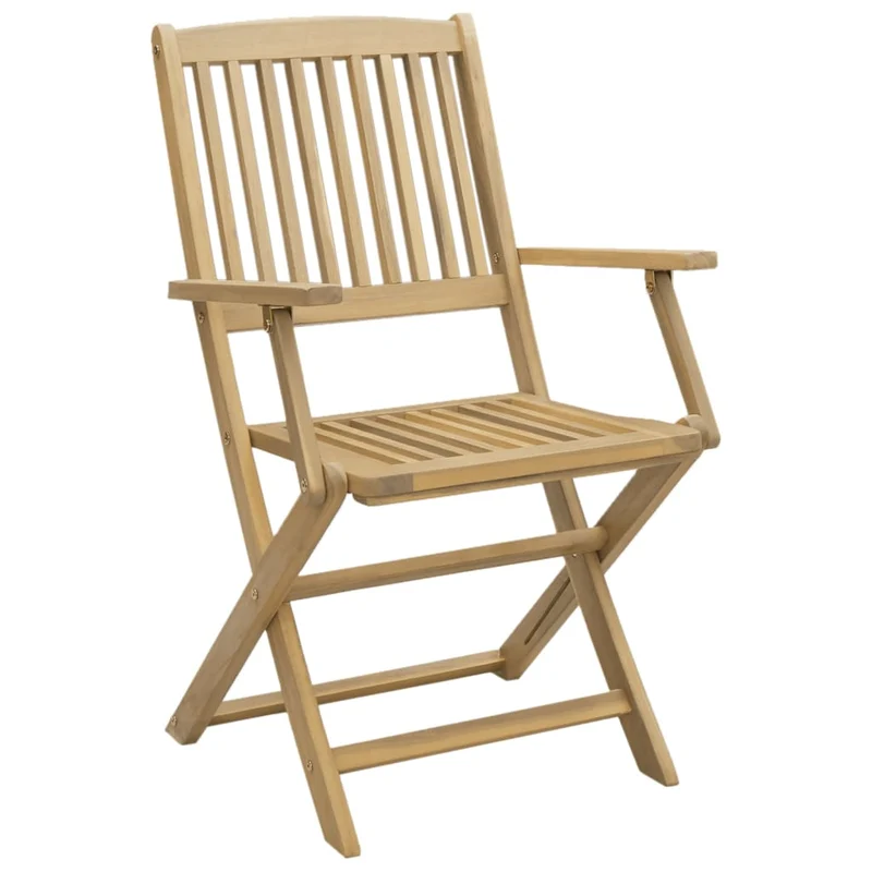7 Piece Garden Dining Set Solid Wood Acacia