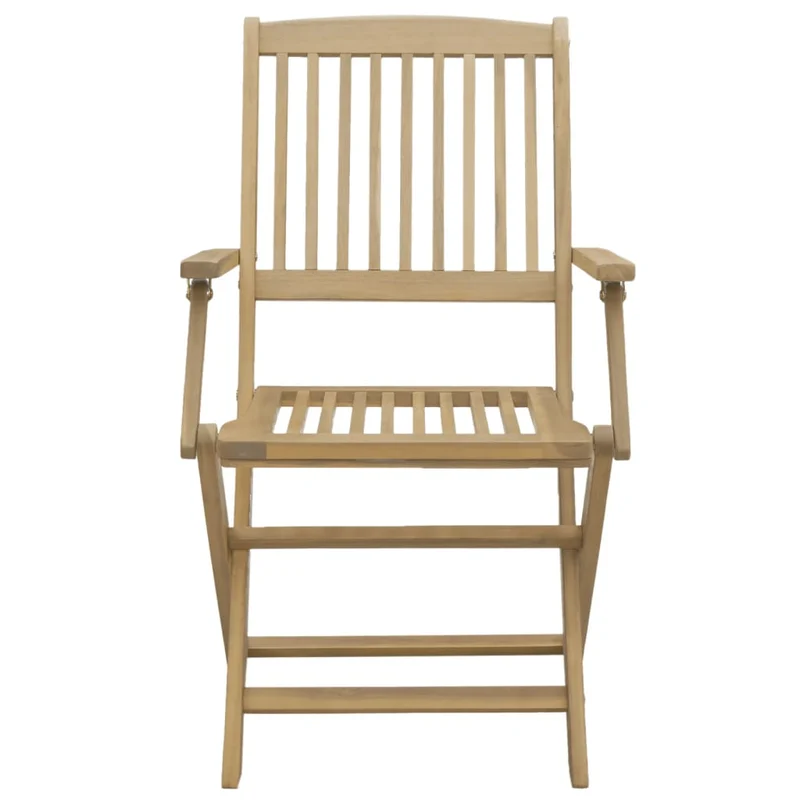 7 Piece Garden Dining Set Solid Wood Acacia