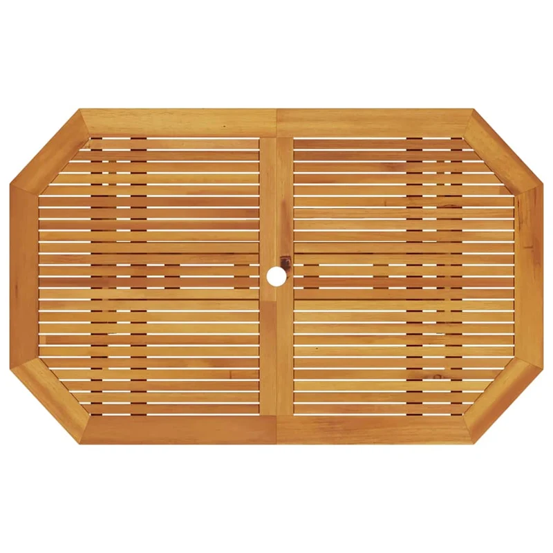 Garden Dining Set 5 pcs Brown Solid Acacia Wood