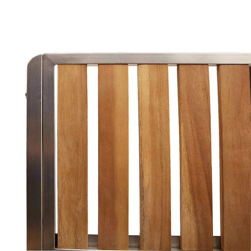 Garden Dining Set 3 pcs Brown