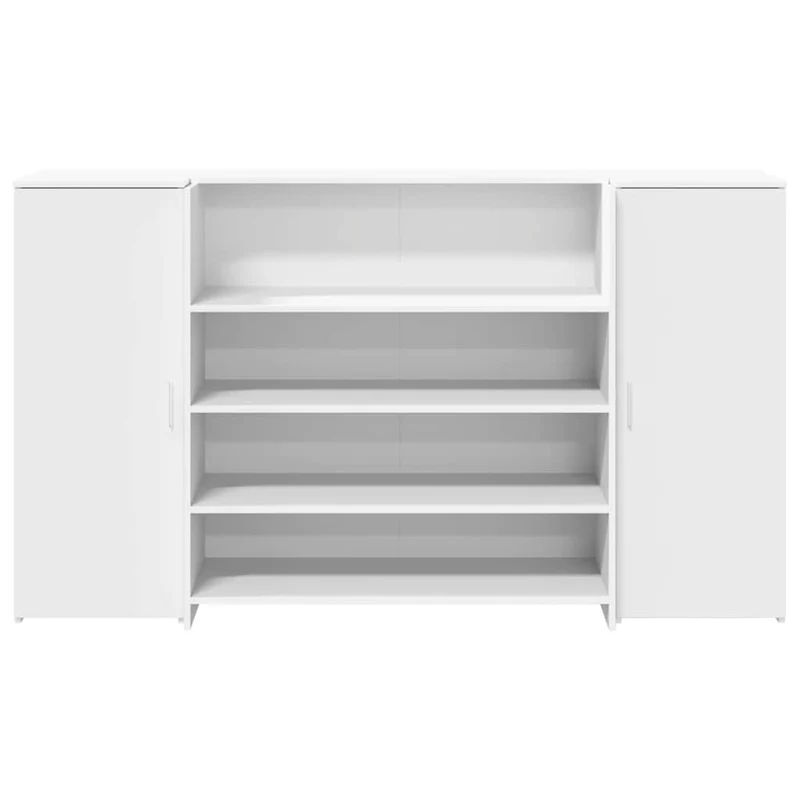 Reception Desk White 180x50x103,5 cm Engineered Wood