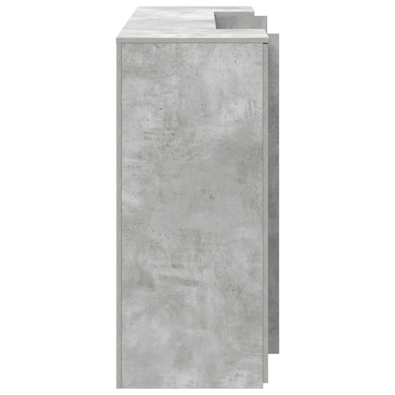 Reception Desk Concrete Grey 180x50x103,5 cm Engineered Wood
