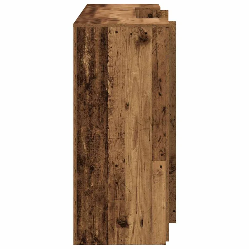 Reception Desk Old Wood 180x50x103,5 cm Engineered Wood