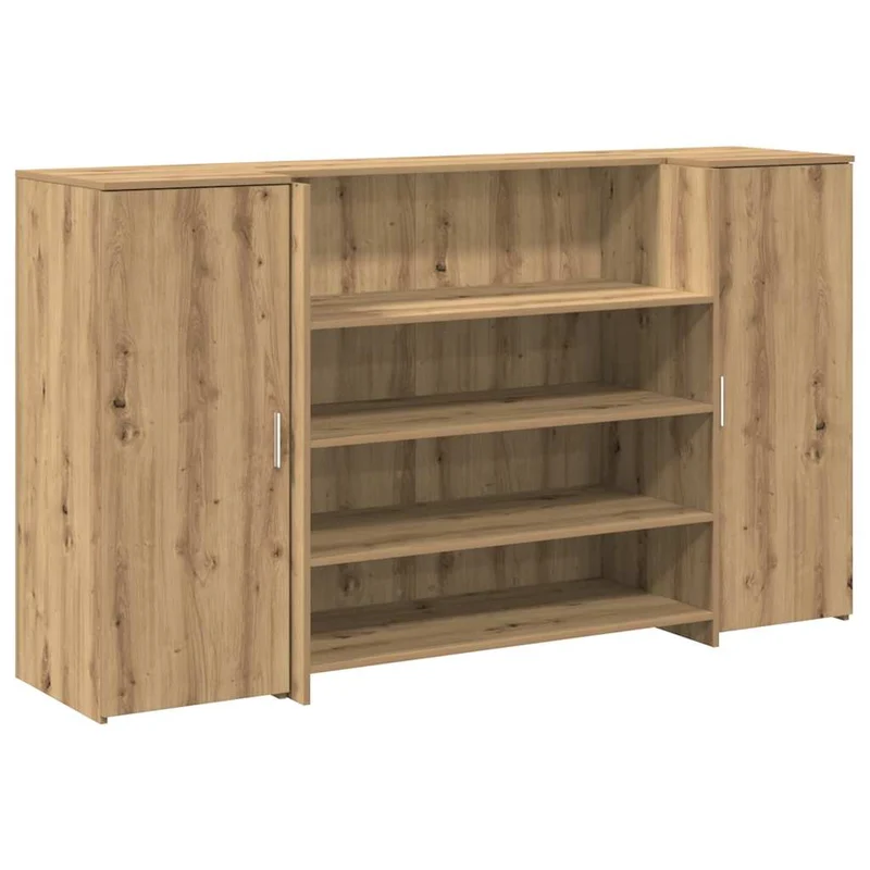 Reception Desk Artisan Oak 180x50x103,5 cm Engineered Wood