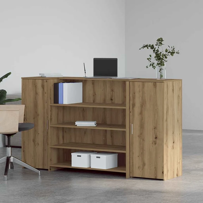 Reception Desk Artisan Oak 180x50x103,5 cm Engineered Wood