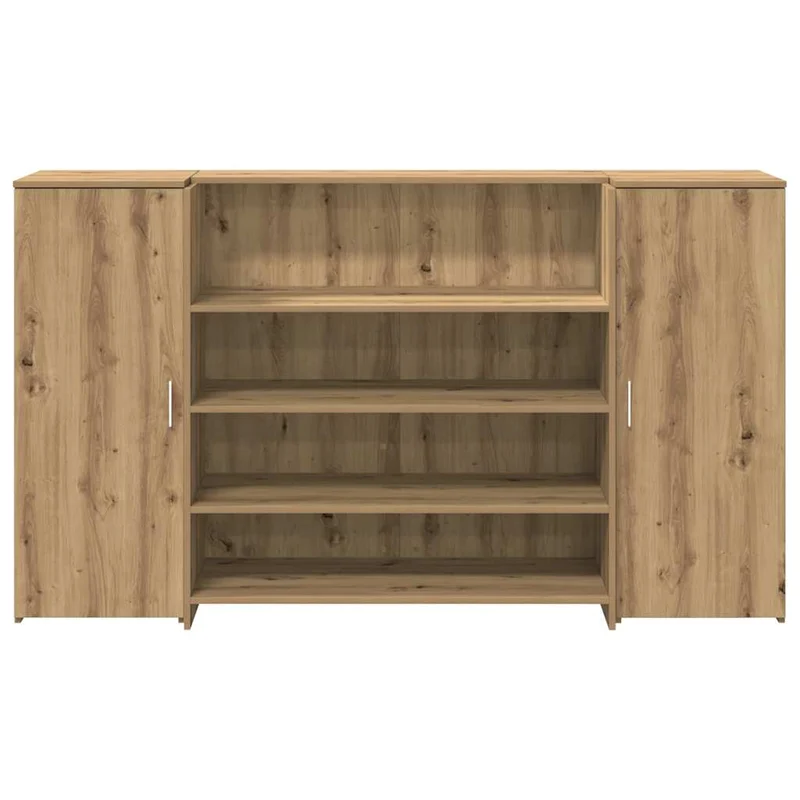 Reception Desk Artisan Oak 180x50x103,5 cm Engineered Wood