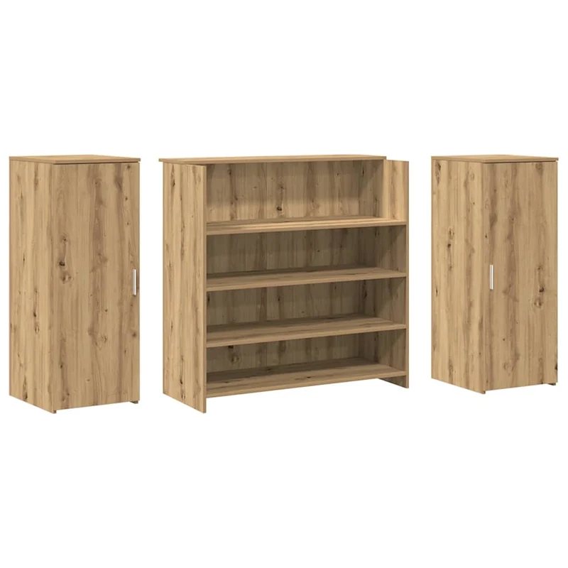 Reception Desk Artisan Oak 180x50x103,5 cm Engineered Wood