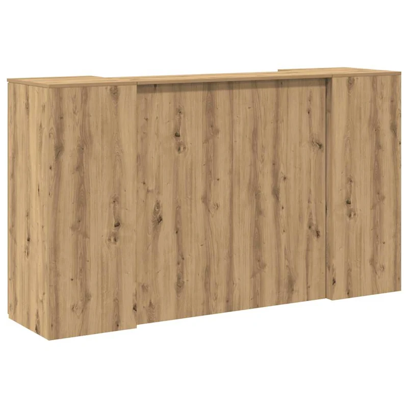 Reception Desk Artisan Oak 180x50x103,5 cm Engineered Wood