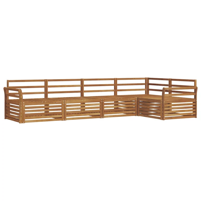 Outdoor Sofa Set 5 pcs Natural
