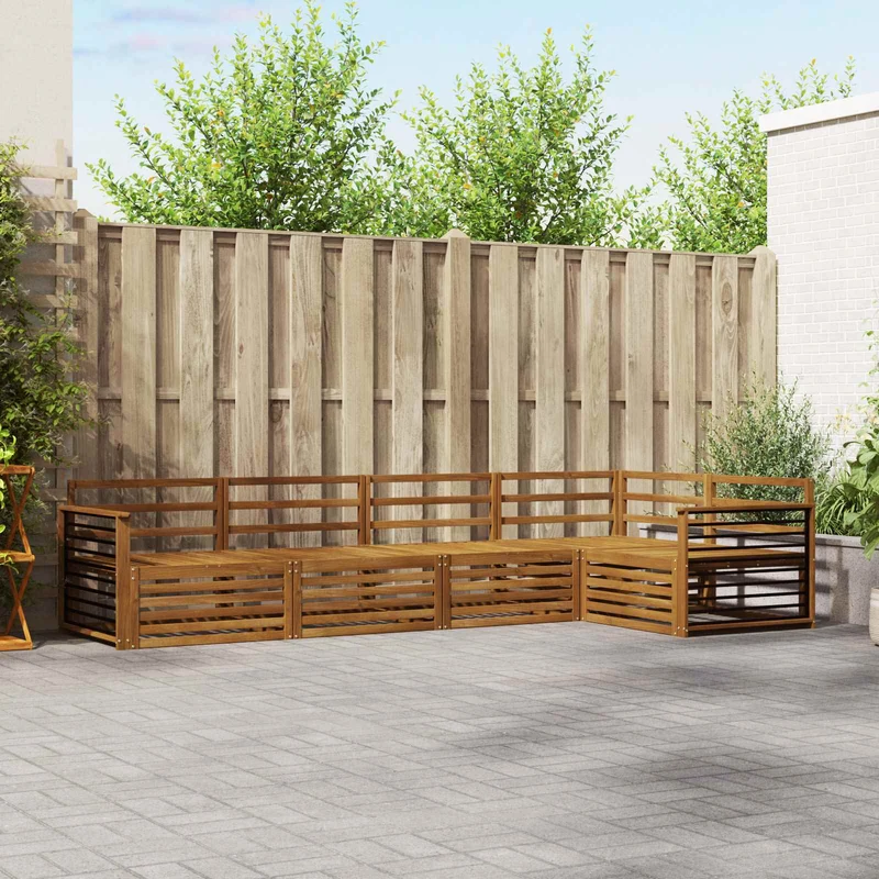 Outdoor Sofa Set 5 pcs Natural