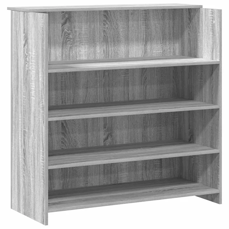 Reception Desk Grey Sonoma 200x50x103,5 cm Engineered Wood