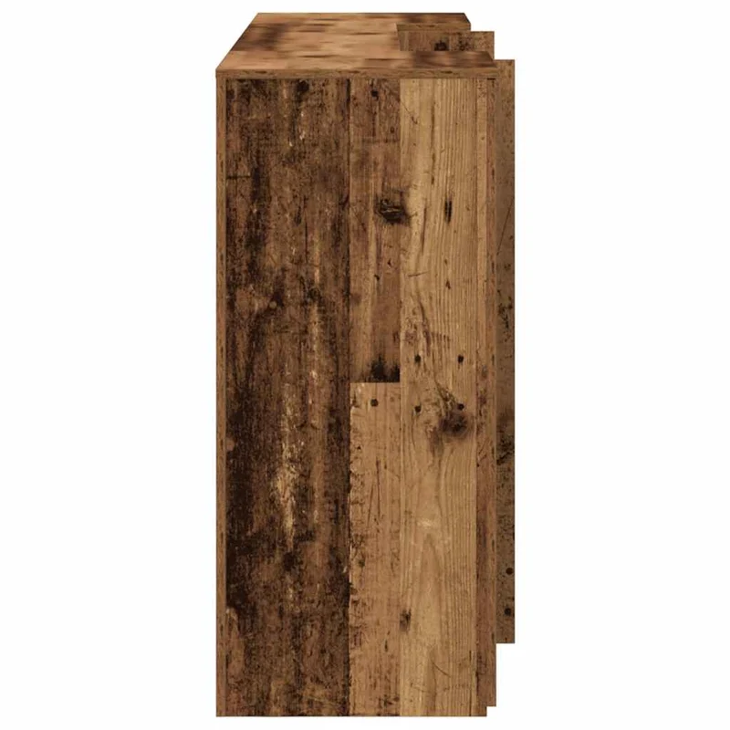 Reception Desk Old Wood 200x50x103,5 cm Engineered Wood
