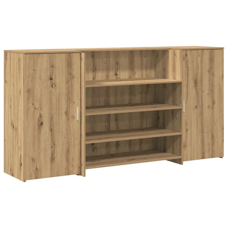 Reception Desk Artisan Oak 200x50x103,5 cm Engineered Wood