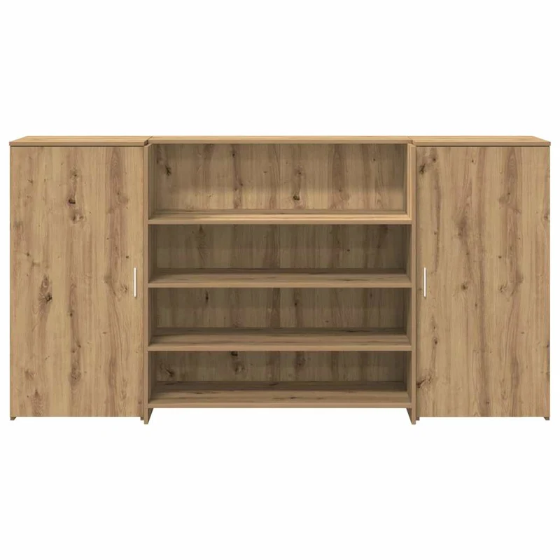 Reception Desk Artisan Oak 200x50x103,5 cm Engineered Wood