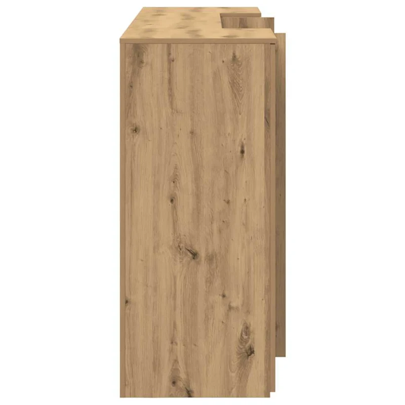 Reception Desk Artisan Oak 200x50x103,5 cm Engineered Wood