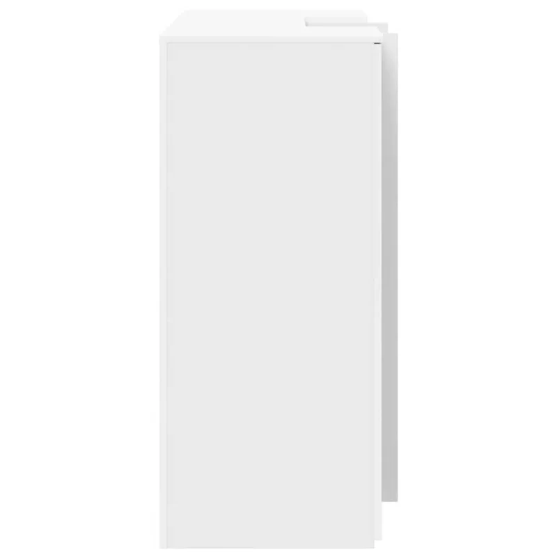 Reception Desk White 135x50x103,5 cm Engineered Wood