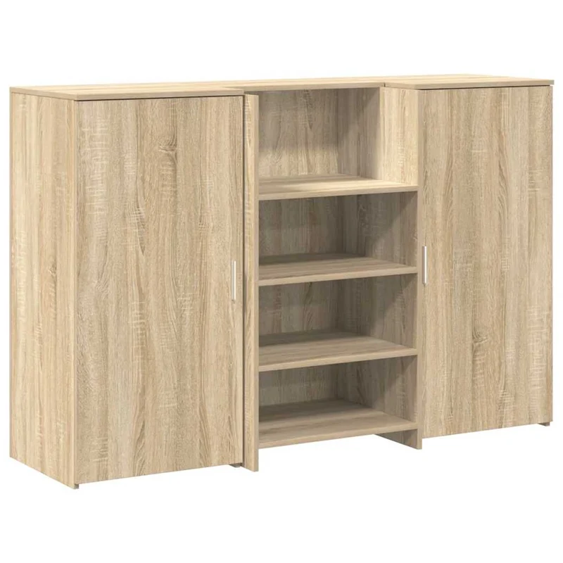 Reception Desk Sonoma Oak 155x50x103,5 cm Engineered Wood
