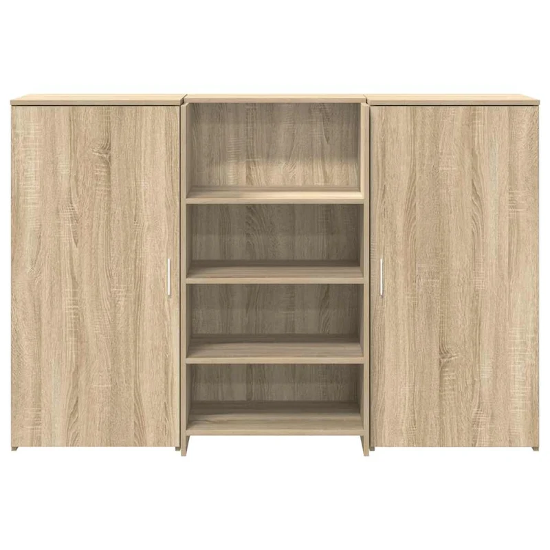 Reception Desk Sonoma Oak 155x50x103,5 cm Engineered Wood