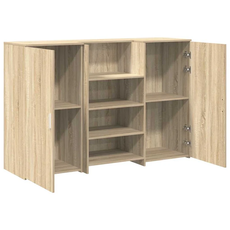 Reception Desk Sonoma Oak 155x50x103,5 cm Engineered Wood