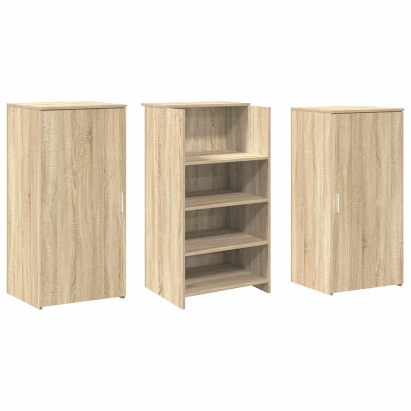 Reception Desk Sonoma Oak 155x50x103,5 cm Engineered Wood