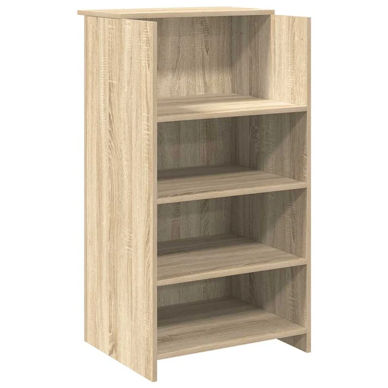 Reception Desk Sonoma Oak 155x50x103,5 cm Engineered Wood
