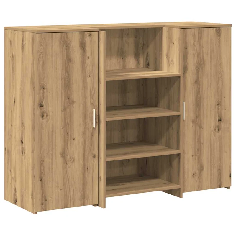 Reception Desk Artisan Oak 135x50x103,5 cm Engineered Wood