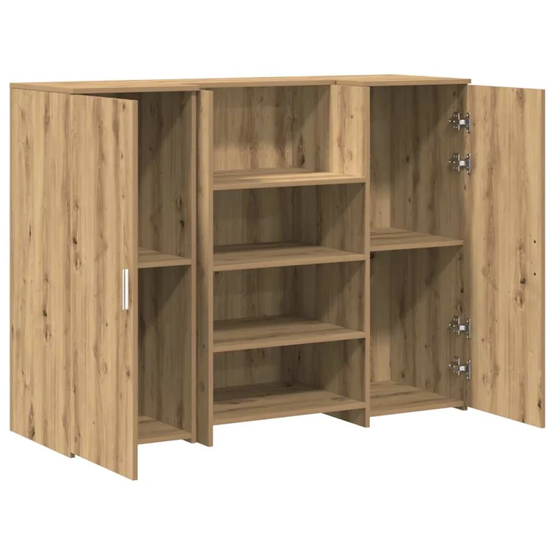 Reception Desk Artisan Oak 135x50x103,5 cm Engineered Wood